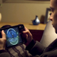 A person plays Doom Eternal on Valve's new Steam Deck handheld.